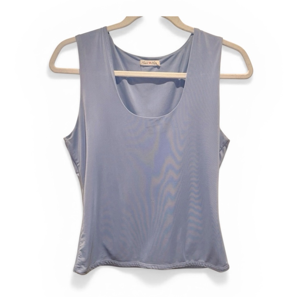 Light blue top